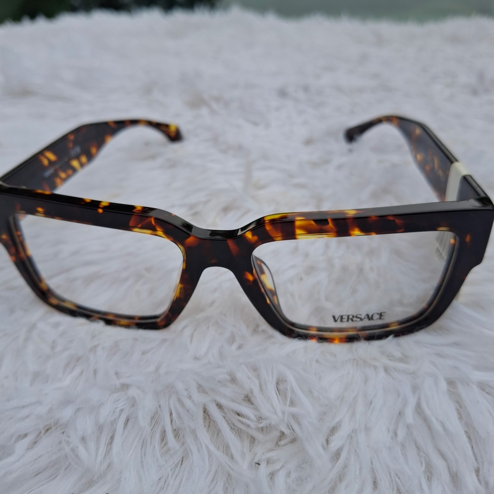Versace Brown Tortoiseshell Glasses